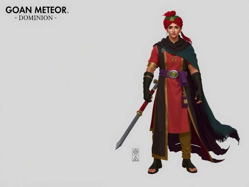 Goan Meteor Dominion - Punjab Update Concept Concept art for Goan Meteor Dominion Punjab update showing Aarav in Punjabi attire